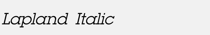 Lapland Italic